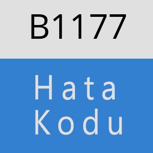 B1177 hatasi