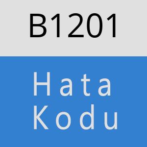 B1201 hatasi