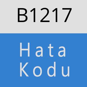 B1217 hatasi