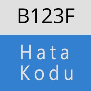 B123F hatasi