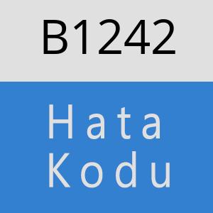 B1242 hatasi