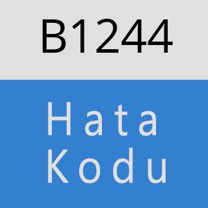 B1244 hatasi