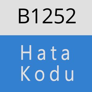 B1252 hatasi