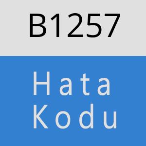 B1257 hatasi