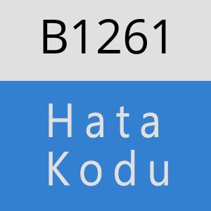 B1261 hatasi