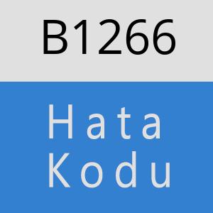 B1266 hatasi