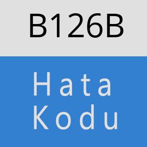 B126B hatasi