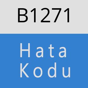 B1271 hatasi