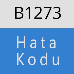 B1273 hatasi