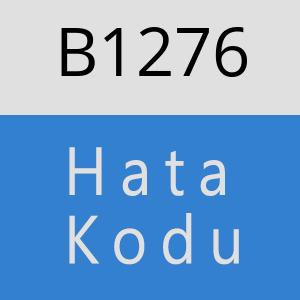 B1276 hatasi