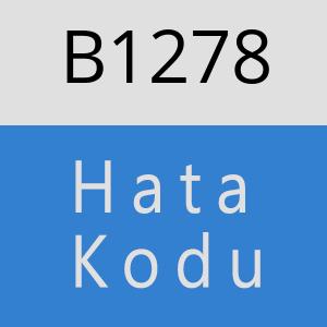 B1278 hatasi