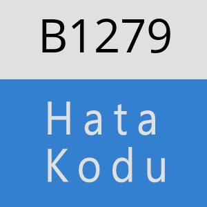 B1279 hatasi