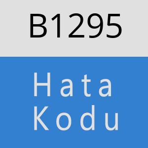 B1295 hatasi