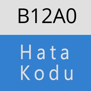 B12A0 hatasi