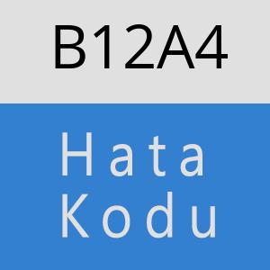 B12A4 hatasi