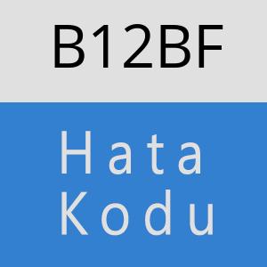 B12BF hatasi