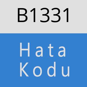 B1331 hatasi