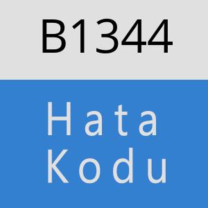 B1344 hatasi