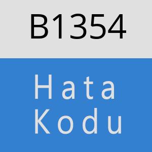 B1354 hatasi