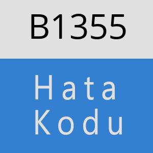 B1355 hatasi