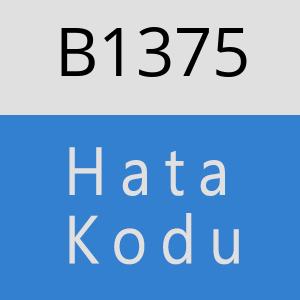 B1375 hatasi