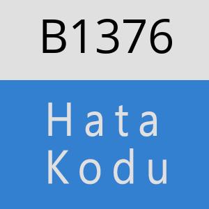 B1376 hatasi