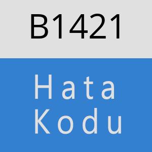 B1421 hatasi