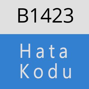 B1423 hatasi