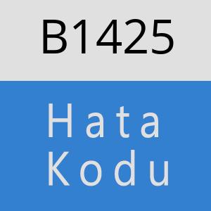 B1425 hatasi