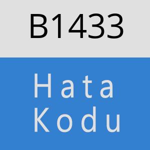 B1433 hatasi