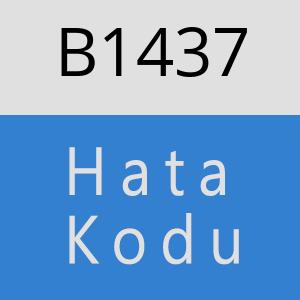 B1437 hatasi