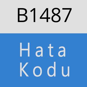 B1487 hatasi
