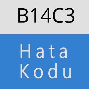 B14C3 hatasi