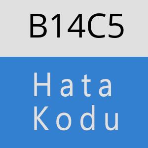 B14C5 hatasi