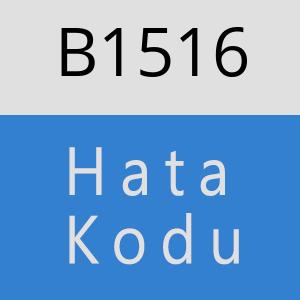 B1516 hatasi