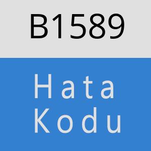 B1589 hatasi