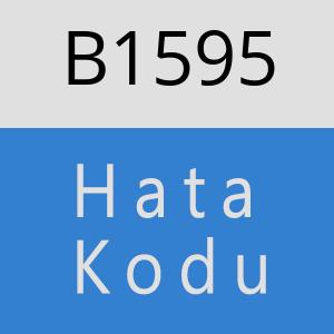 B1595 hatasi