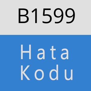B1599 hatasi