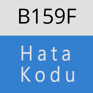 B159F hatasi