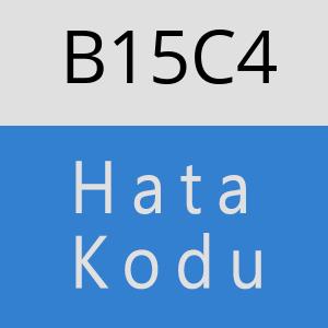 B15C4 hatasi