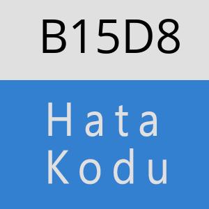 B15D8 hatasi