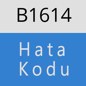 B1614 hatasi