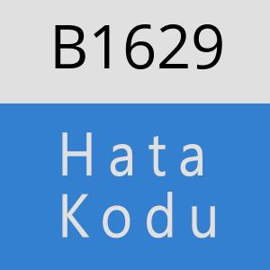 B1629 hatasi