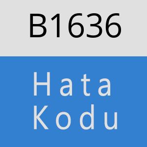 B1636 hatasi