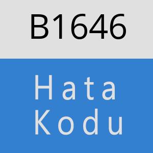 B1646 hatasi