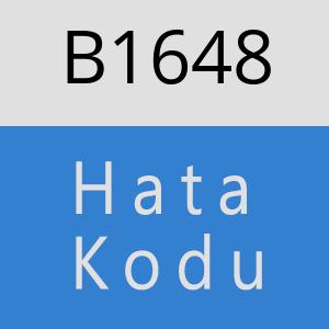 B1648 hatasi