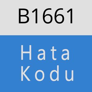 B1661 hatasi