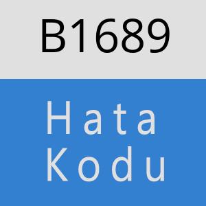 B1689 hatasi