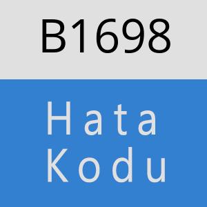 B1698 hatasi