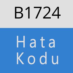 B1724 hatasi